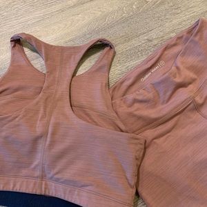 Outdoor Voices Techsweat Crop Top and 3/4 Legging